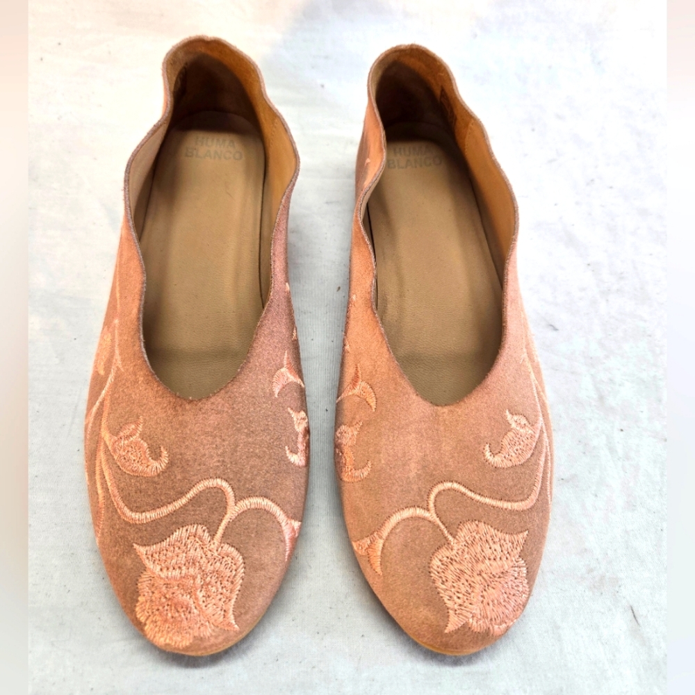 Elegant Pink Floral Women's Flats